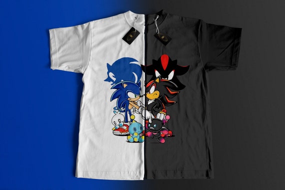 Epic Sonic Vs. Shadow Showdown T-shirt - Speedster Rivalry Tee - Etsy