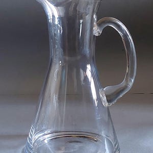 Antique Crystal glass Decanter Hand Blown Rare