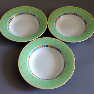 Villeroy &Boch Twist Alea Verde 3 Dinner Plates Set Dishwasher safe Microwave safe Switch collection