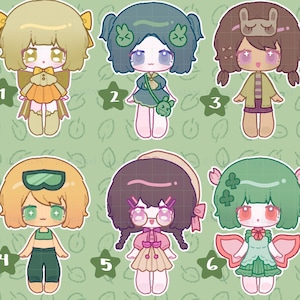 Digital Character Adopt Batch - Humanoid Adoptable Designs