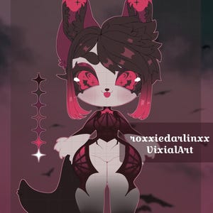 Digital Fox Adopt - Furry Anthro Fursona Adoptable Design image 2