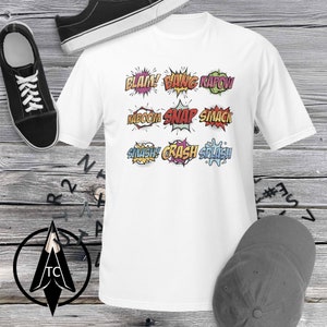 Retro Comic Book T-shirt: Superhero Pop Art Tee