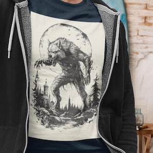 Vintage Werewolf T-Shirt: Folklore Graphic Tee
