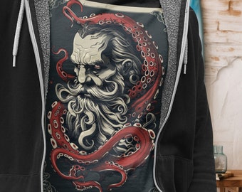 Kraken Graphic T-Shirt: Nautical Pirate Tee
