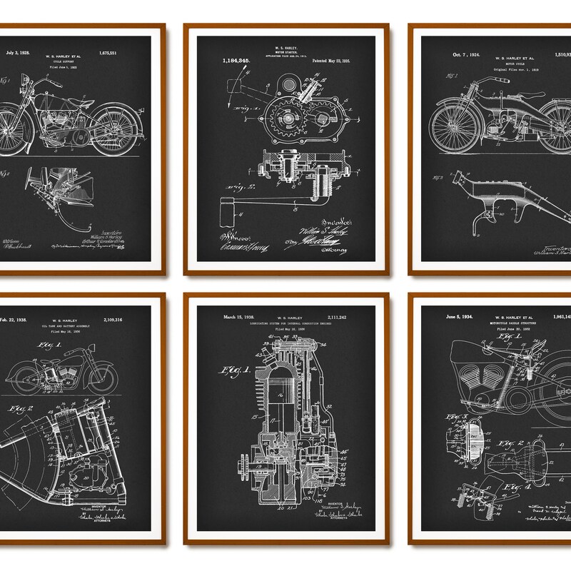 Motorcycle Wall Art - Etsy