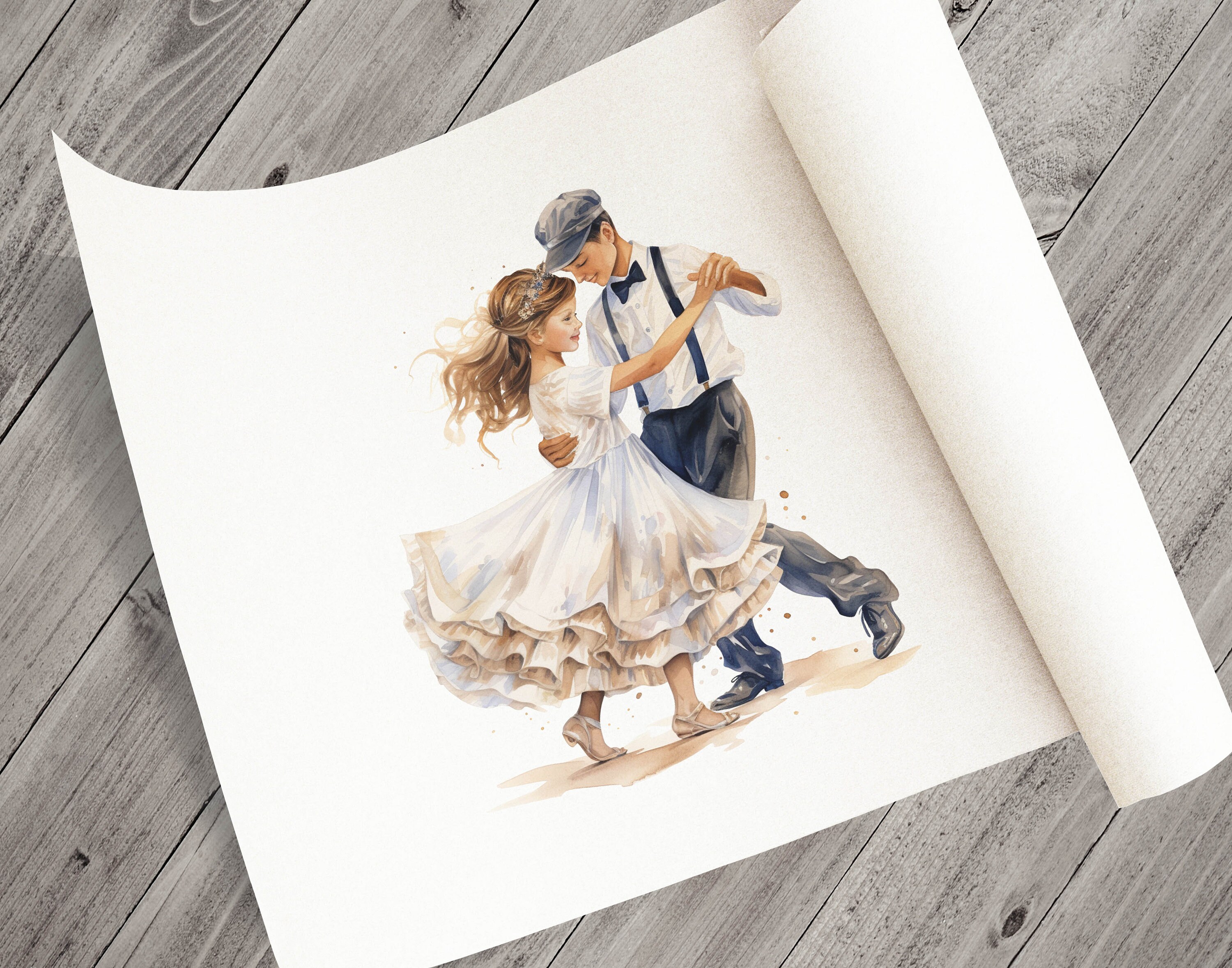 5 Dancing Children Clipart Dancers Clipart Tango Art Ballroom Dance Art ...