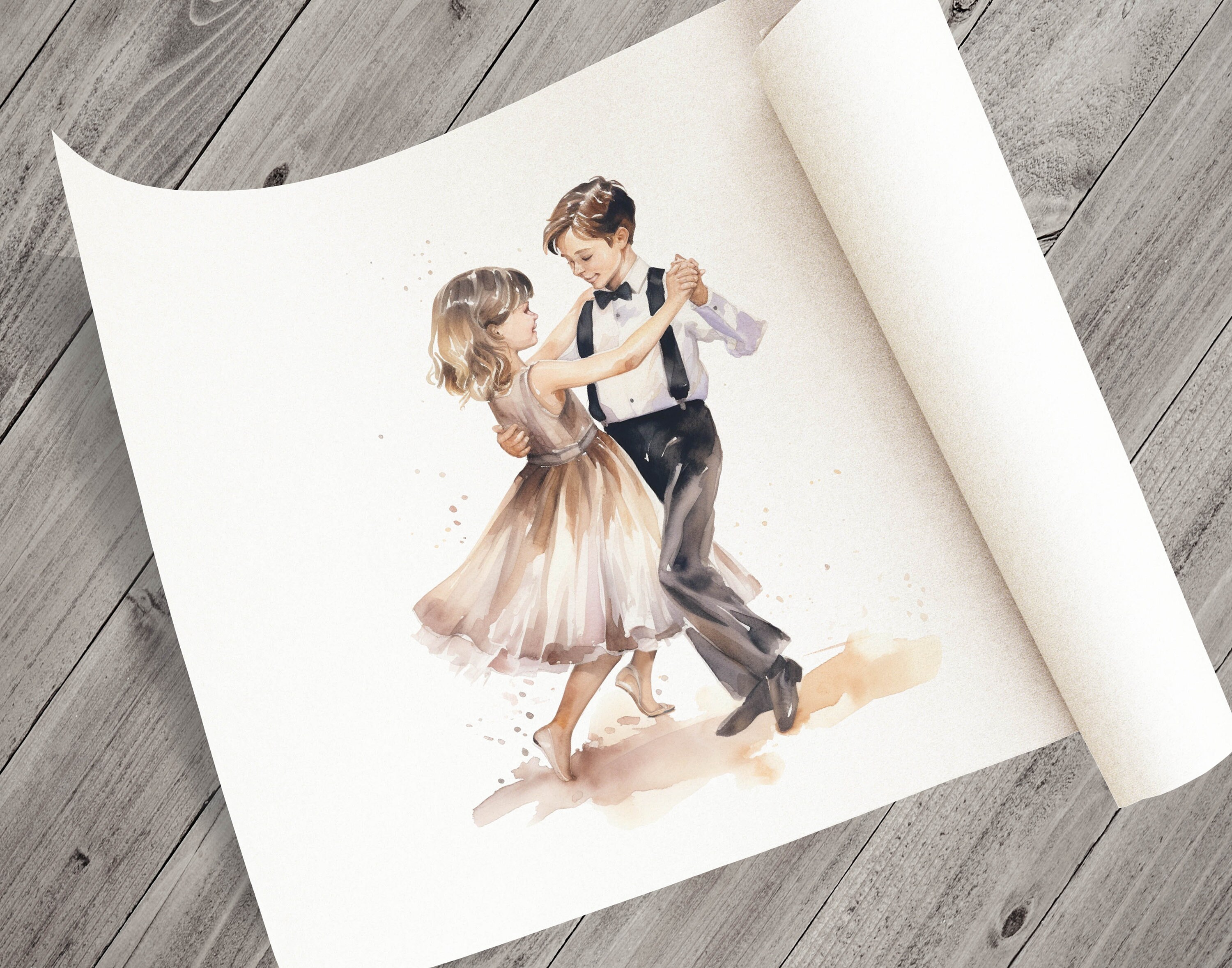 5 Dancing Children Clipart Dancers Clipart Tango Art Ballroom Dance Art ...