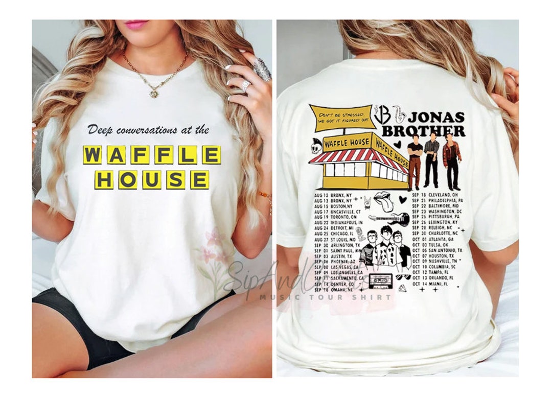 atlanta braves waffle house shirt