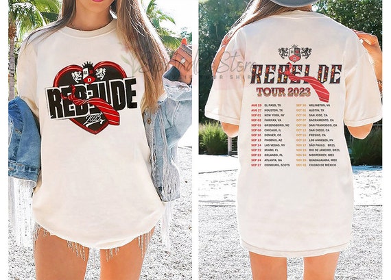  RBD Rebelde Tour 2023, Rebelde Concert. T-Shirt : Clothing,  Shoes & Jewelry