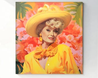 Blanche Devereaux Art Print: Golden Girls Inspired Portrait (Digital PNG)