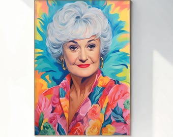 Dorothy Zbornak Art Print: Golden Girls 80s Style (Digital PNG)