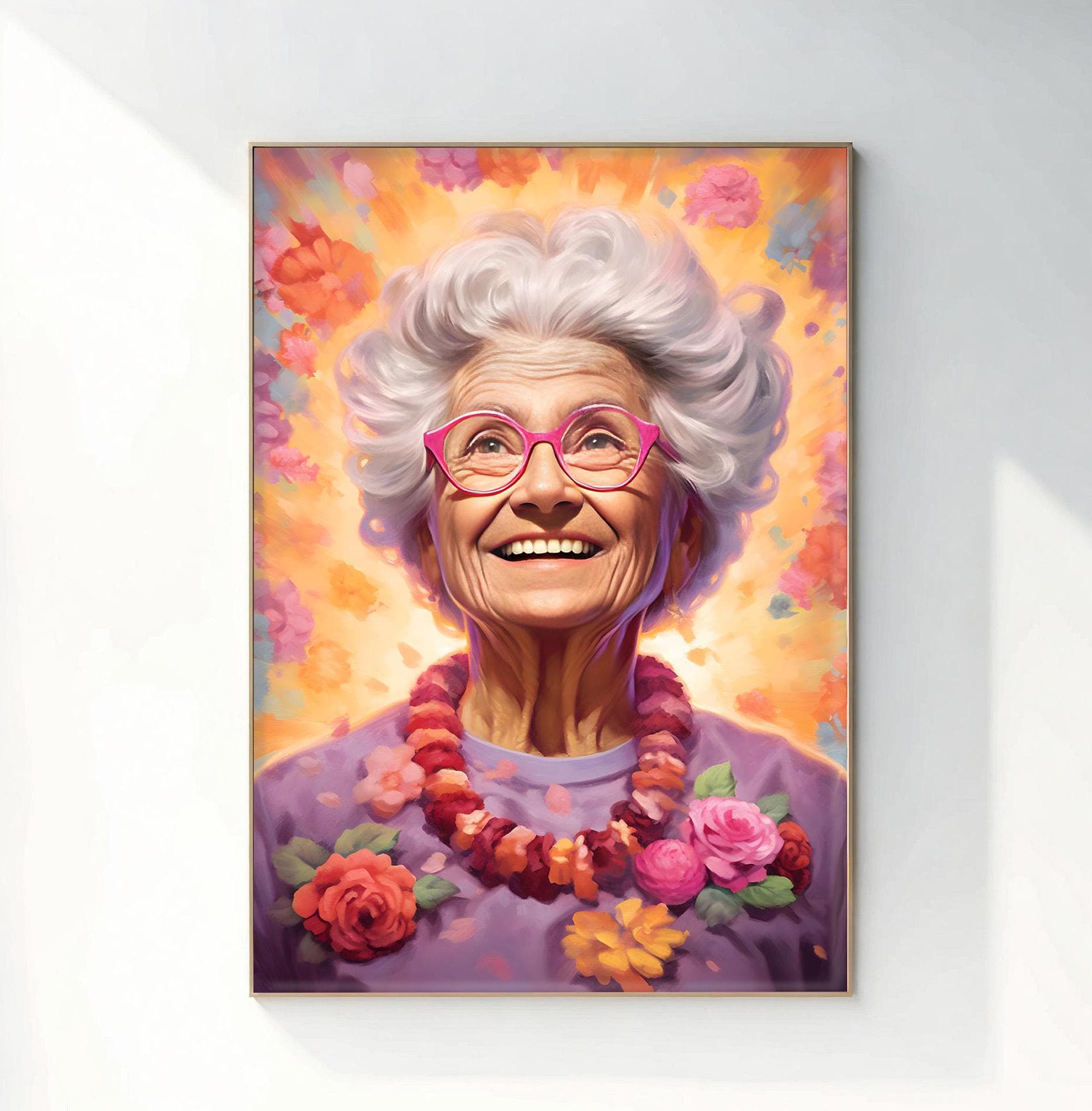 Sofia Petrillo Art Print: Golden Girls Portrait, Estelle Getty, 80s Nostalgia (Digital PNG)