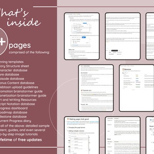 Ultimate Story Planner Notion Template, Planner for Webtoons, Comics ...