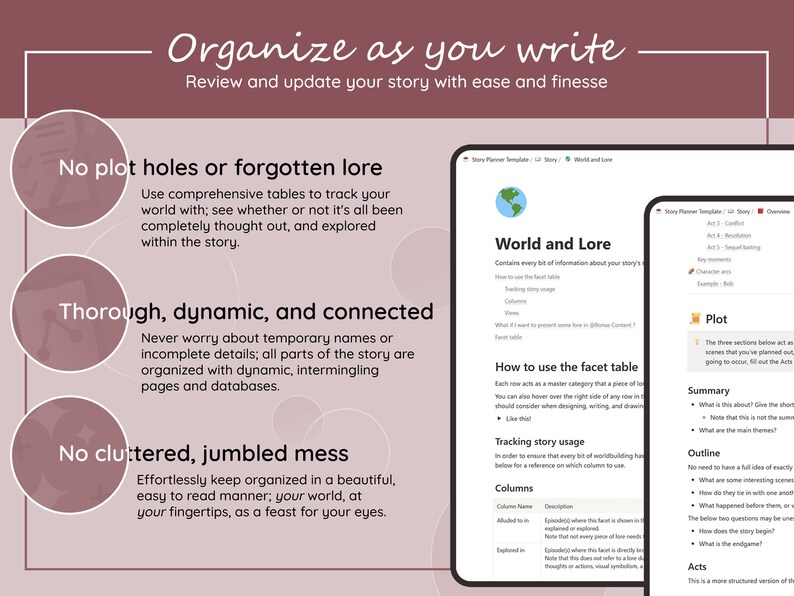 Ultimate Story Planner Notion Template, Planner for Webtoons, Comics ...