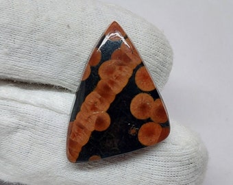 Peanut Obsidian,Natural Peanut Obsidian,Peanut Obsidian Gemstone,Handmade Polish,Gemstone Jewelry,For Jewelry Making,Size,30×21×6mm,24.40ct,