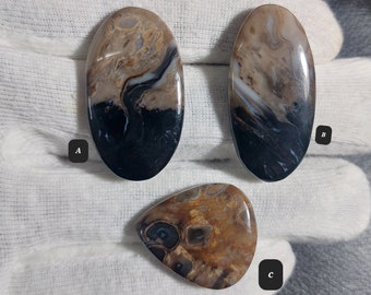 Palm root Agate,Natural Palm Root Agate ,Palm Root Cabochon,Palm Root Agate Jewelry,Loose Gemstone,Jewelry Making,Loose Cabochons,Loose Lot