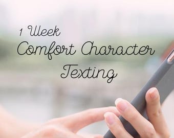 SMS-y z postaciami Comfort Character – 1 tydzień