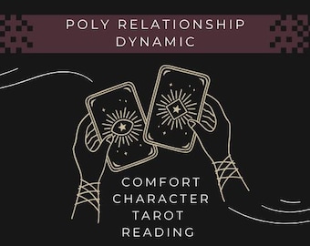 Dinámica de la relación poliamorosa: lectura del tarot de personajes cómodos