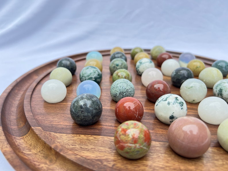 Personalized Solitaire Board Game Handmade Authentic Solitaire Game