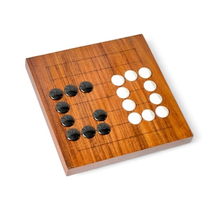 Handmade Go Game: Mini Go Ban, Go Game for Kids, Personalized Handmade Mini Go Game, gift for kids, fathers day gift