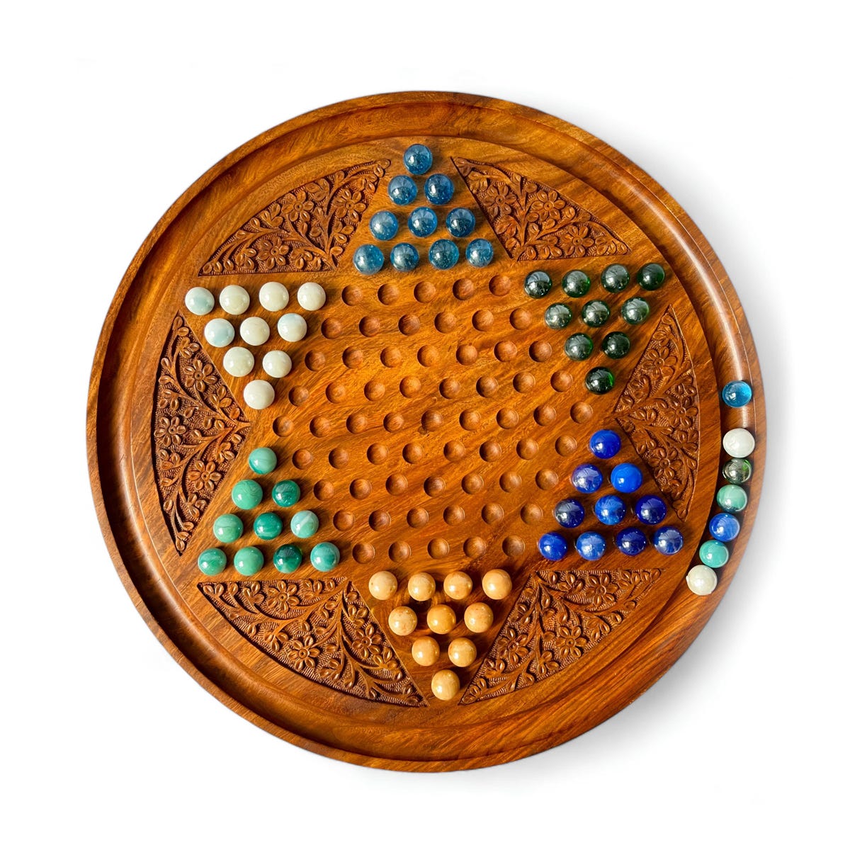 Handmade Chinese Checkers Board Game, Personalized Engraved Wooden Game, Unique Chinese Checkers Set Marbles Game, Halma, 4th of July Gift - Etsy