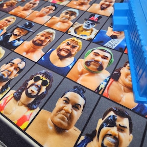 WWF Hasbro Wrestling Figures Retro Rug Carpet Floor Mat Wrestling Hulk ...