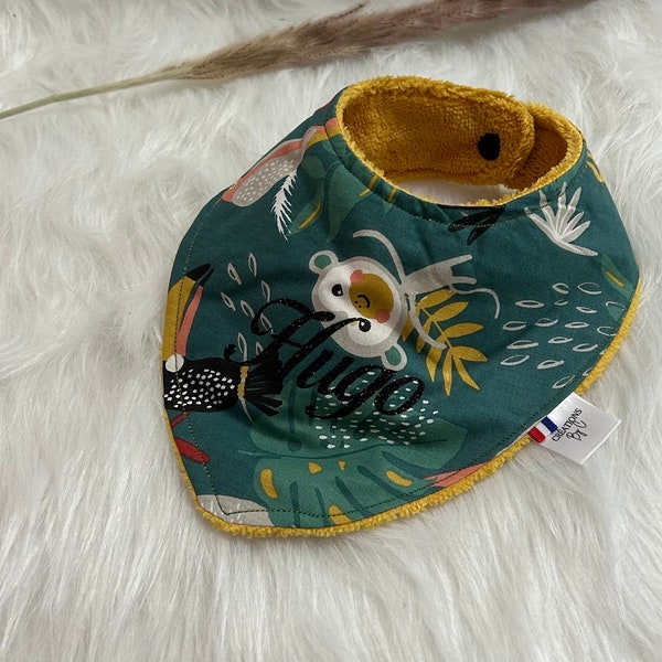 bavoir, bavoir pour bébé, bavoir personnalisé, bavoir bandana, bavoir bandana personnalisé, cadeau naissance, cadeau personnalisé