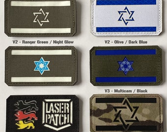 Israel Laser Cut Cordura Patch mit Klett