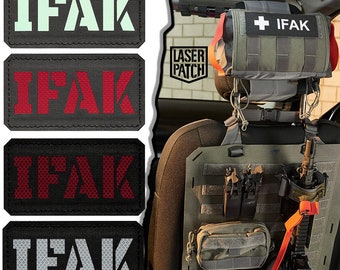 Patch Cordura découpé au laser IFAK avec Velcro