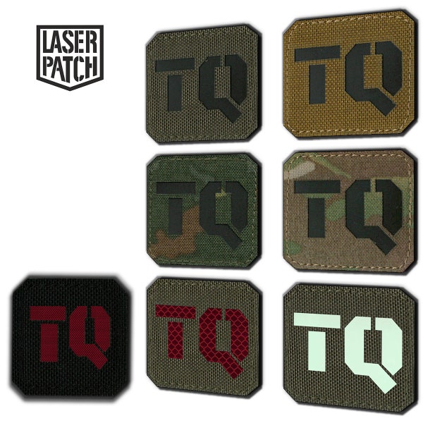 TQ Tourniquet Laser Cut Cordura Patch with Velcro