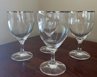 Schott-Zwiesel Neckar Platinum Trim Stemmed Crystal Glasses