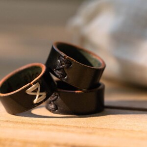 Leather Ring Horween Cordovan image 2