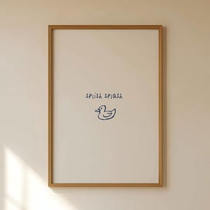 Badeente Badeente: Badeente Poster, Badeente Poster, Badeente Deko (Digitaler Download) #428