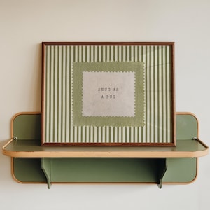 Art mural chambre d'enfant confortable : décoration de chambre à rayures vertes, impression d'art imprimable pour chambre d'enfants, affiche horizontale de citation d'amoureux # 311