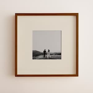 Custom Photo Mat Square Wall Art: Neutral Modern Minimalist Passepartout Poster, Custom Gift Personalized Photo Print (Digital Download) C13