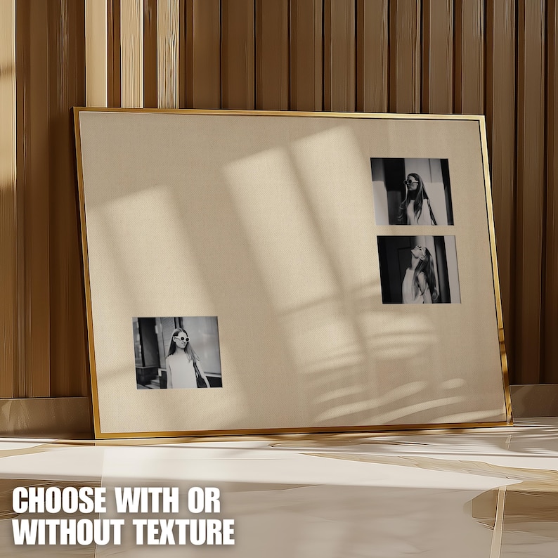 Custom Photo Mat Wall Art: Neutral Modern Minimalist Passepartout ...