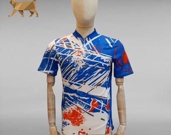 Castelli Sport 'Energy System' Classic Cycling Jersey Tee Italy Made Size XLarge - Italian Bike Wear - Performance Cycling Apparel