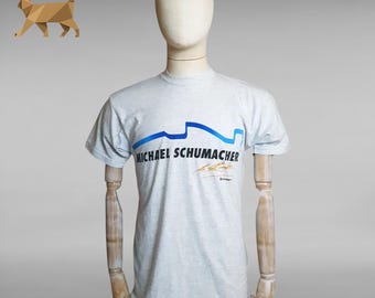 ヴィンテージ 90 年代 F1 ミハエル シューマッハ T シャツ