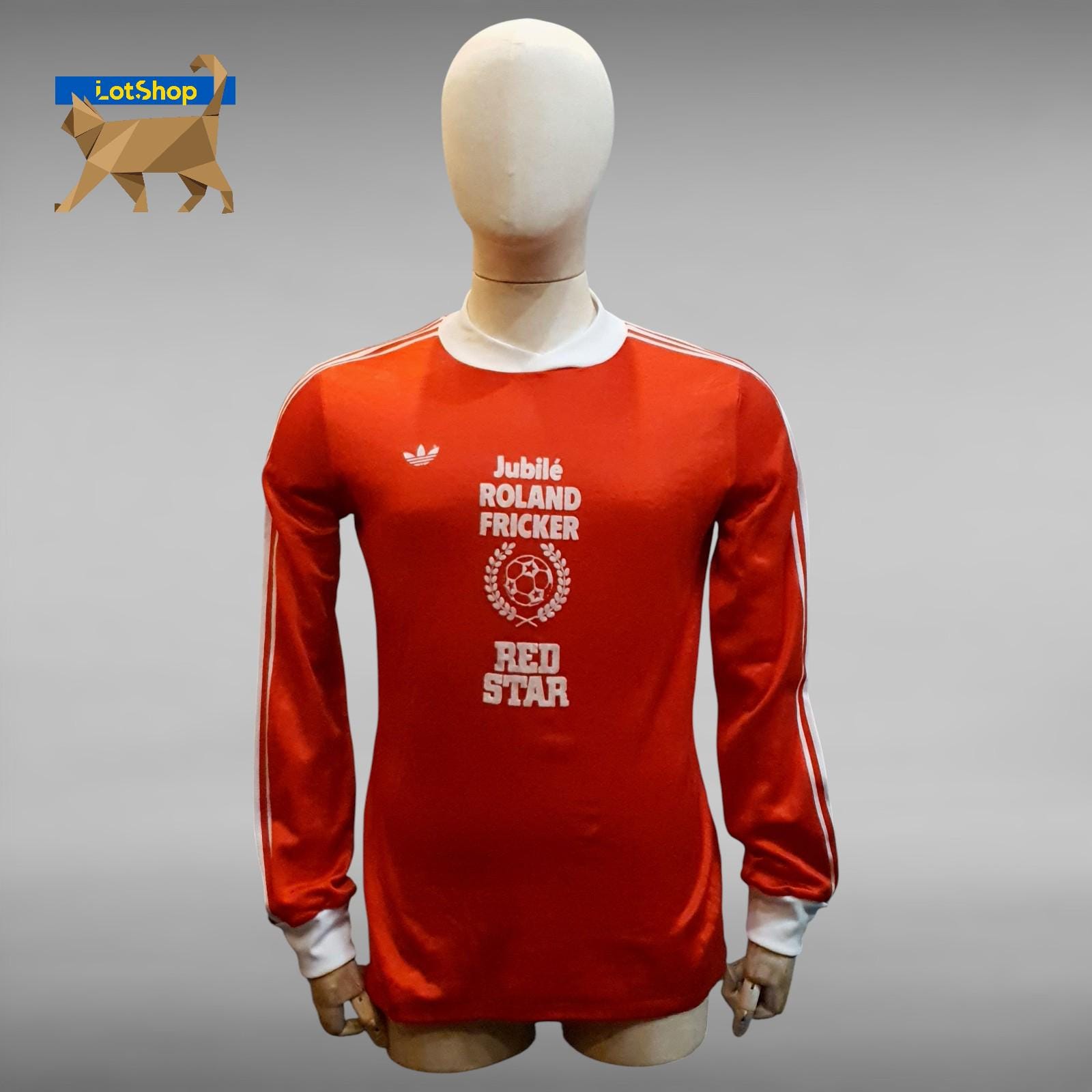 1970s Adidas Red Star FC Paris “jubilé Roland Fricker” Retro