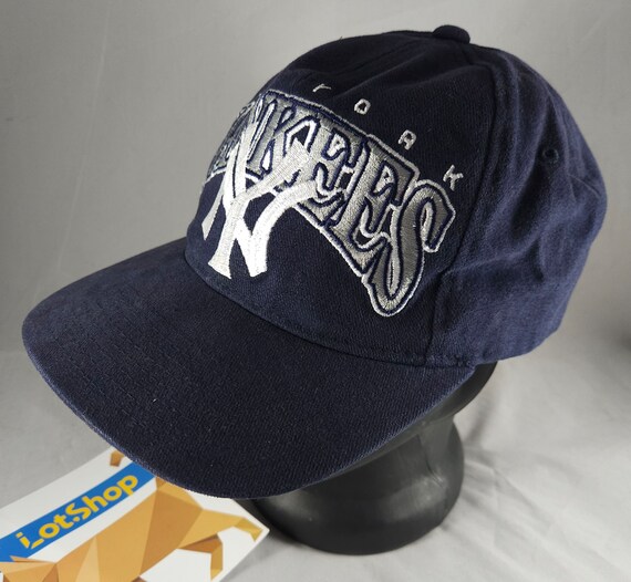 Buy Vintage New York Yankees Starter Big Logo Twill Cotton Blue 