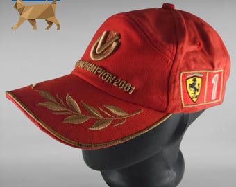 フェラーリＦ1帽子（ミハエルシューマッハ） 楽天市場】ミハエル・シューマッハ 2001年 フェラーリ フランス