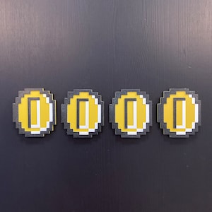Super Mario Coasters | 3D Printed Pixel Art Gamer Gifts