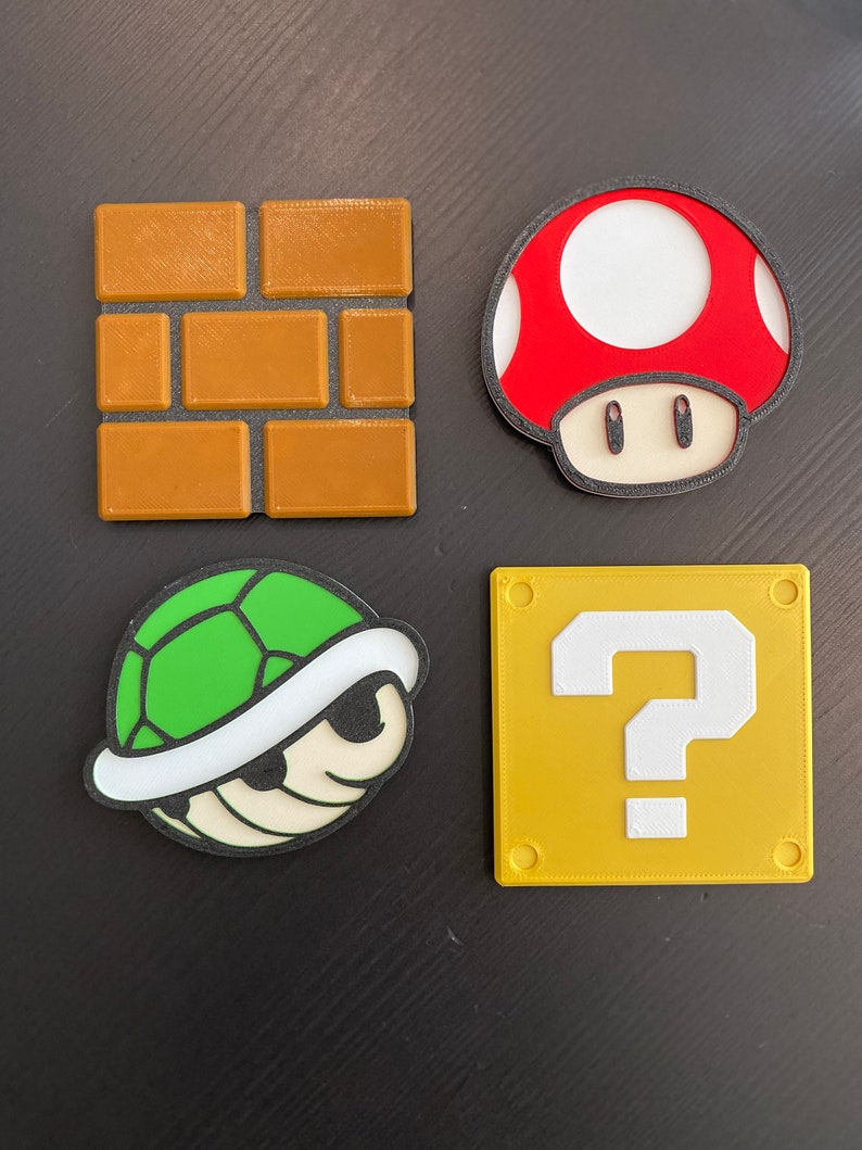 pressSTARTprinting Super Mario Coasters