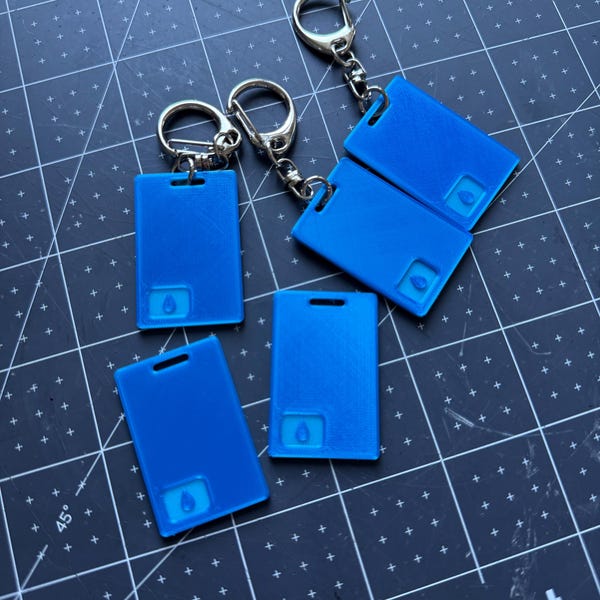 Severance Lumon Keycard Keychain Badge | TV Show Fan Gift | Sci-Fi Keychain Merch | 3D Printed