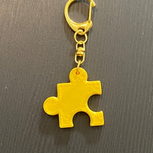 Banjo Kazooie Jiggy Keychain: Golden Puzzle Piece, Retro Gamer Gift