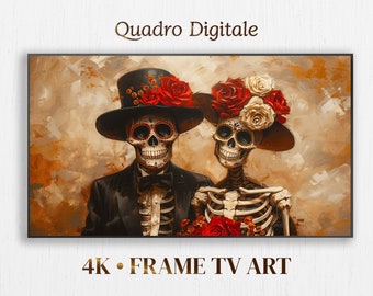 Frame TV Art, Dia De Los Muertos Digital Art for Samsung TV, Instant Download