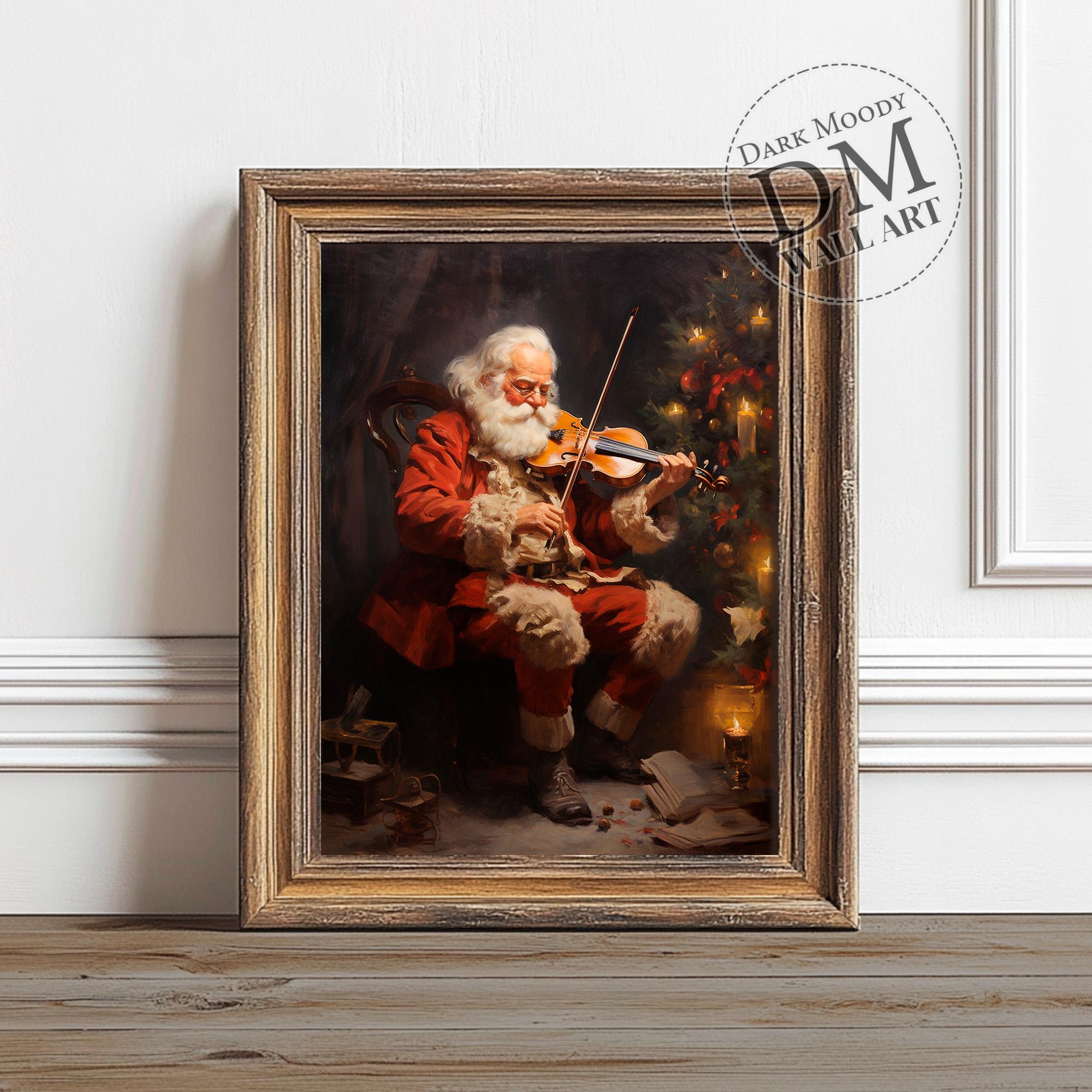 Papá noel con violín España