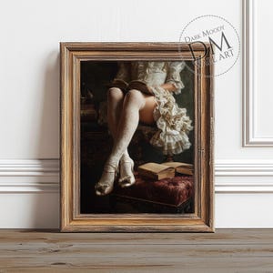 Viktorianische Frau, kokett, druckbare Kunst, literarisches Schlafzimmer Porträt, druckbare Kunst, digitaler Download