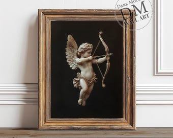 Złote Jabłko – grafika ścienna do druku, gotycka symboliczna