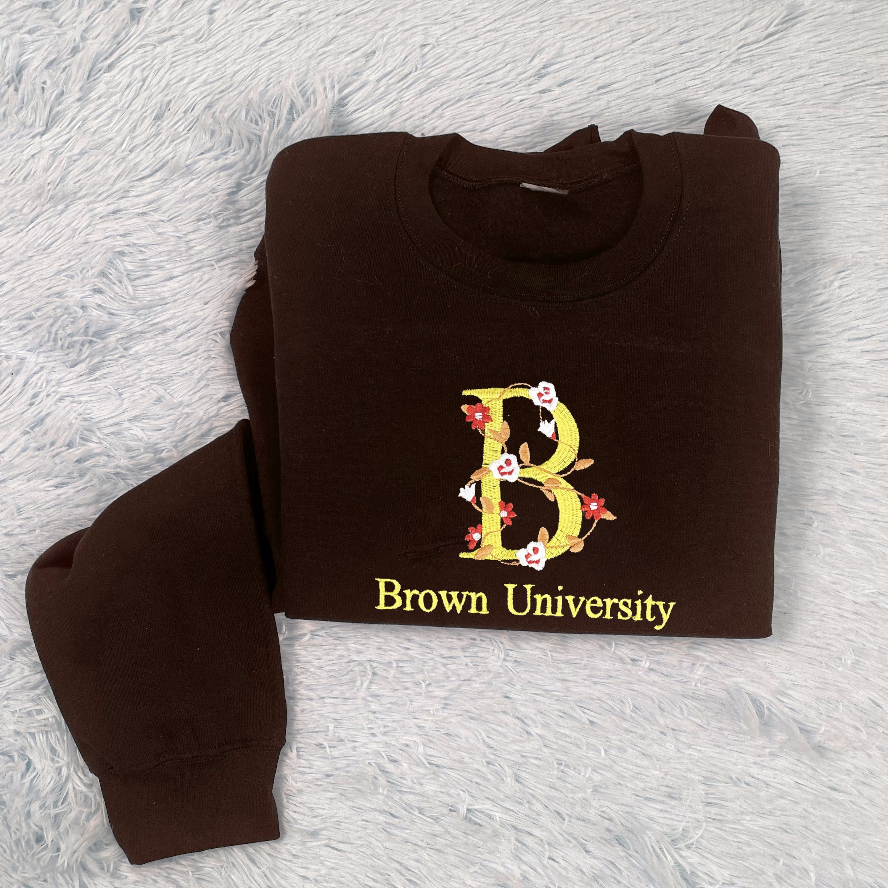 Ivysport Brown Crest Sweatshirt (Brown) XXL / Brown